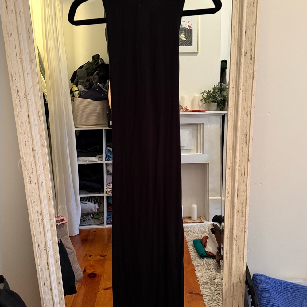 Clayton Black Backless Dress